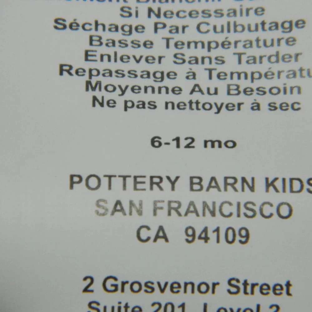 Pottery Barn Kids Sun Hat Size 6-12 mths (U-30)